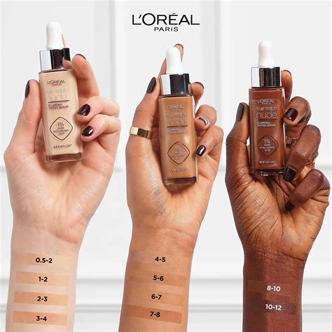 loreal true match swatches|True Match Hyaluronic Tinted Serum